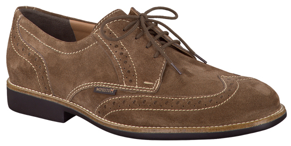 Mephisto FEROS bruin suede heren veterschoen